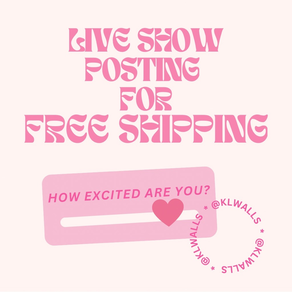 💕@KLWalls 💕 Live Show Free Shipping
